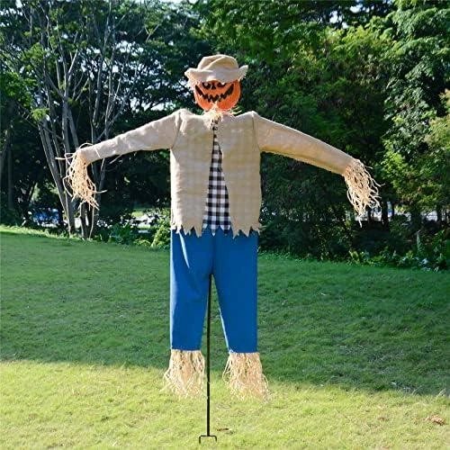 Epouvantail Effrayant Halloween, Décoration Jardin, Support Métal - Vue principale