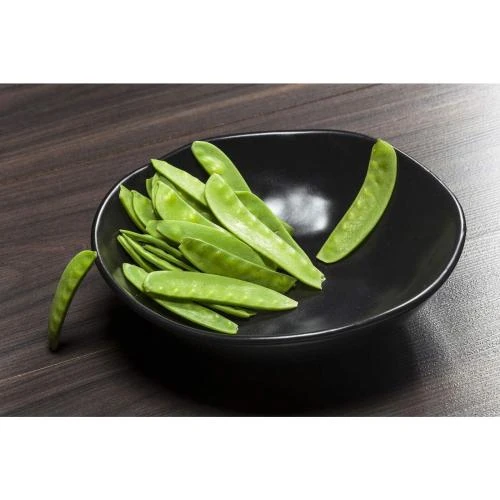 Zoom sur Assiettes creuses Kare, Organic, Noir, Design élégant