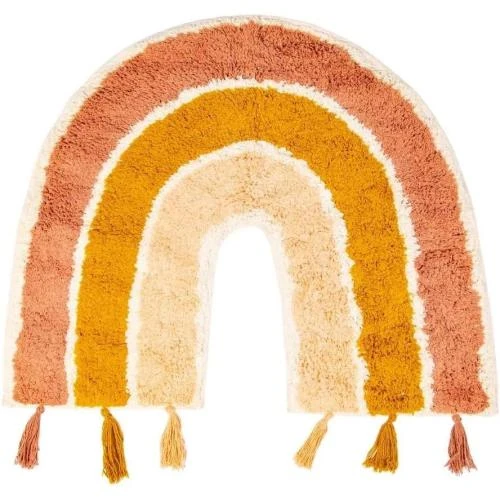 Tapis Arc-en-Ciel Sass et Belle, Franges Colorées - Vue principale