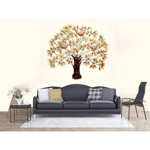 Décoration murale métal, arbre mural design élégant - Vue principale