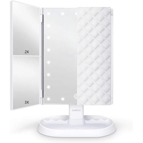 Miroir de Maquillage Éclairé Deweisn, Portable, Tactile - Vue principale