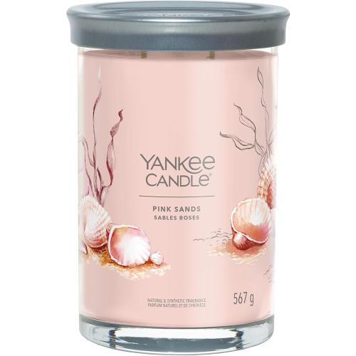 Présentation de Présentation Yankee Candle Sables Roses, Bougie Parfumée Tumbler