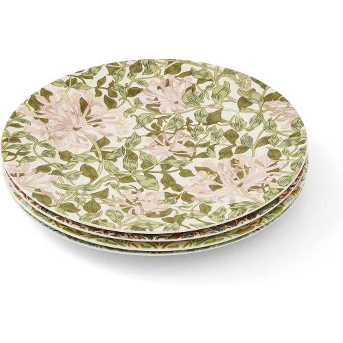 Zoom sur Assiettes à dessert Spode, lot de 4, William Morris