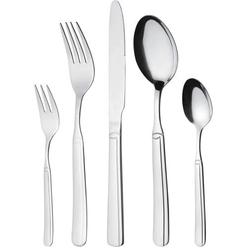 Zoom sur GRAWE Ménagère 68 Pièces Acier Inoxydable Coffret