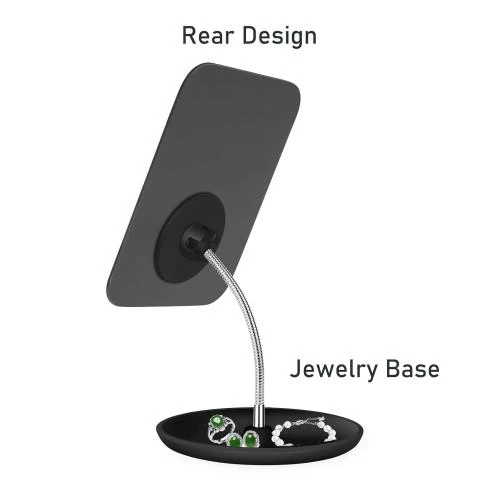 Zoom sur Miroir de Coiffeuse Lfoyou, Flexible, Portable, 360°