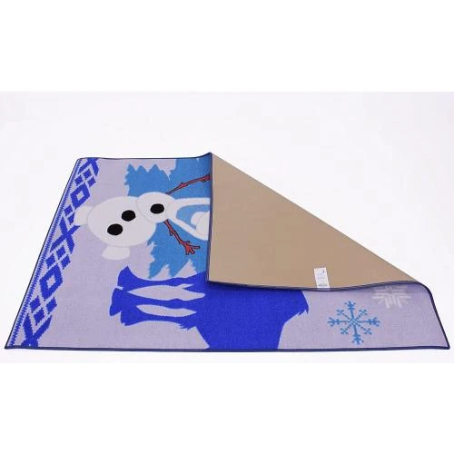 Zoom sur Tapis La Reine des Neiges Olaf, UN AMOUR DE TAPIS, Bleu