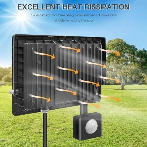 Détail de Lampes sécurité Jsdoin 50W, 4500 lumens, IP66, LED