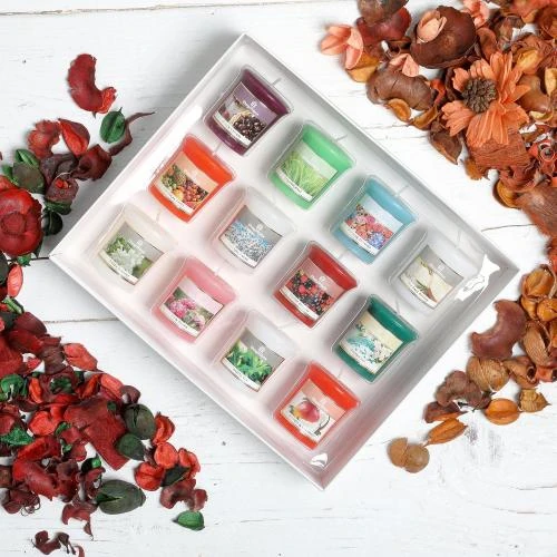Détail de Bougies coffret cadeau luxueux TheGiftbox, parfumées