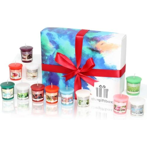 Bougies coffret cadeau luxueux TheGiftbox, parfumées - Vue principale