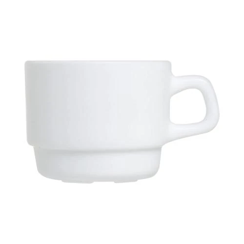 Détail de Tasse Restaurant Arcoroc Blanc 25 cl, Opale, Empilable
