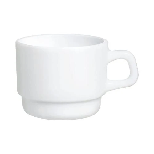 Tasse Restaurant Arcoroc Blanc 25 cl, Opale, Empilable - Vue principale