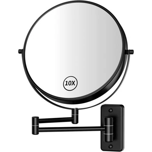 Miroir Maquillage Gospire Rotatif Double Face Noir Poli - Vue principale