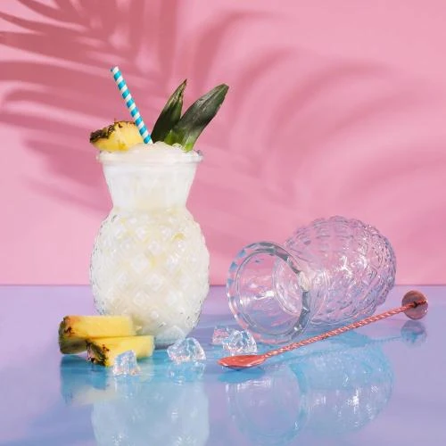 Détail de Verres à cocktail ananas, lot de 6, Utopia Hawaii