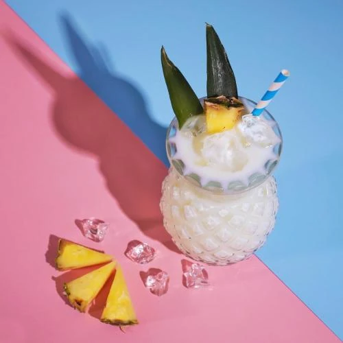 Zoom sur Verres à cocktail ananas, lot de 6, Utopia Hawaii