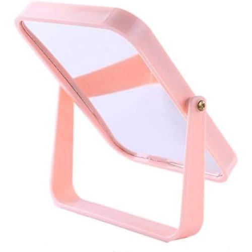 Zoom sur Miroir de courtoisie rose, grossissement x3, bureau
