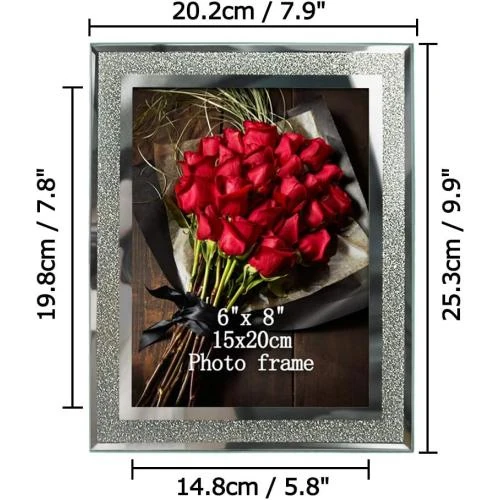 Détail de Cadre Photo Verre Lot de 2 Petaflop 15x20 cm