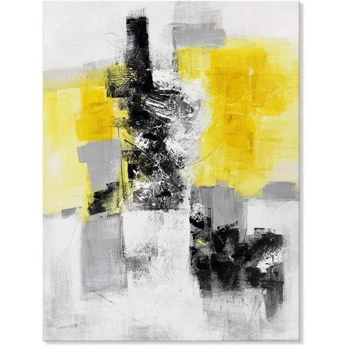 Détail de Peinture huile abstraite Drop Master, decoration intérieure