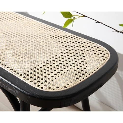 Zoom sur Banc de Cuisine Vintage en Bois Massif pour Salle à Manger