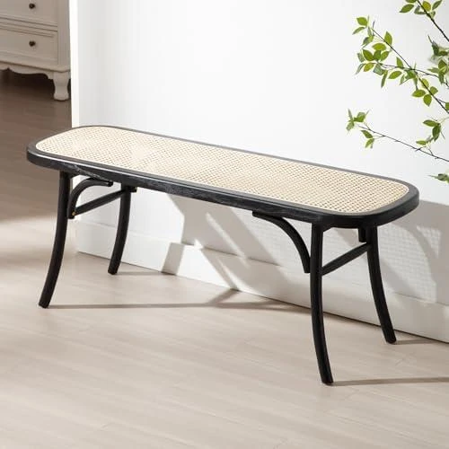 Banc de Cuisine Vintage en Bois Massif pour Salle à Manger - Vue principale