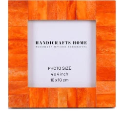 Cadres Photo Muraux Orange Classique, Handicraftshome Uk