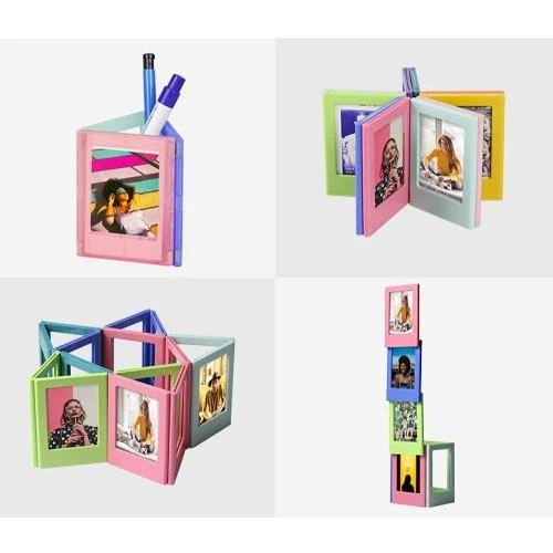 Zoom sur Album Photo Magnétique, Cadres Réfrigérateur, Fujifilm Instax