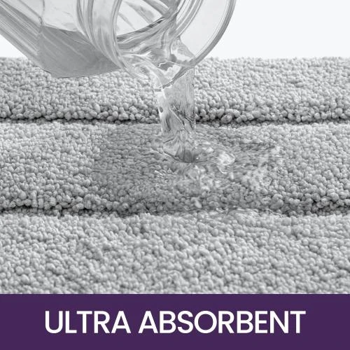 Zoom sur Tapis de Bain Antidérapant Microfibre Absorbant et Lavable
