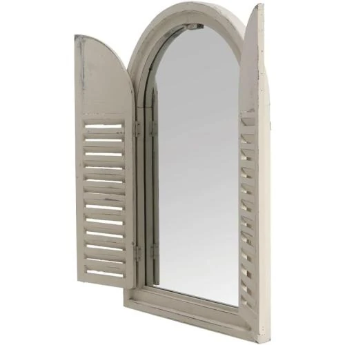 Zoom sur Esschert Miroir Fenêtre Volets Style Antique