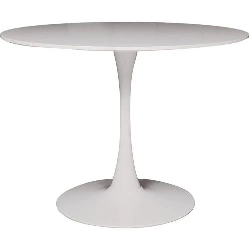 Table Ronde Salle à Manger Blanche Dmora, Design Élégant - Vue principale