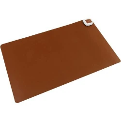 PrimeMatik Tapis Chauffant Moquette Thermique Bureau 65W Marron