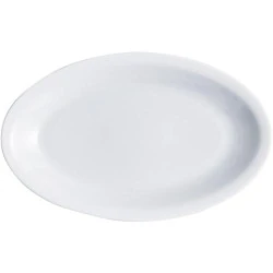 Assiette Ovale Porcelaine SATURNIA, Design Rome
