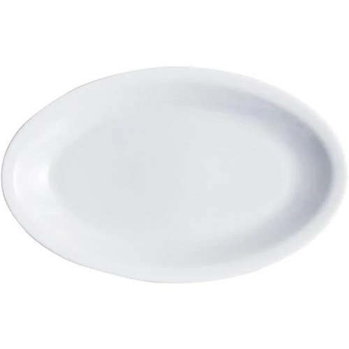 Assiette Ovale Porcelaine SATURNIA, Design Rome - Vue principale