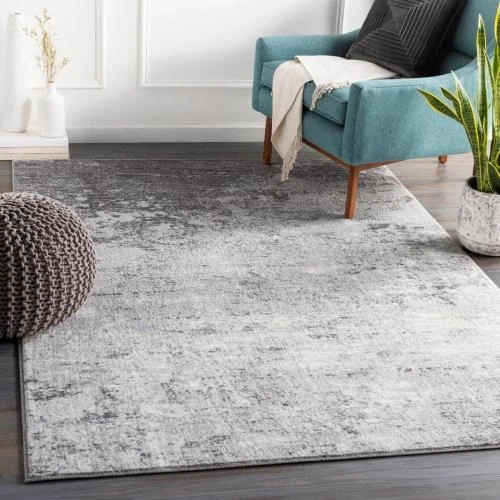 Tapis Moderne Abstrait Livabliss, Design Marbre Multicolore - Vue principale