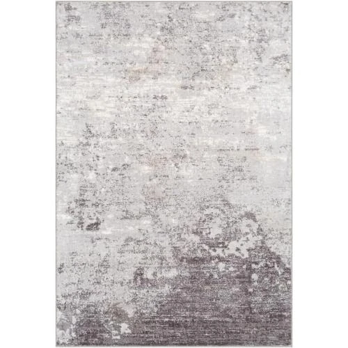 Zoom sur Tapis Moderne Abstrait Livabliss, Design Marbre Multicolore