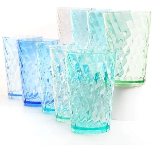Youngever Gobelets Incassables Plastique 650ML, Lot 9 - Vue principale
