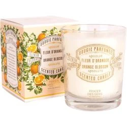 Bougie Parfumée Fleur d'Oranger, Naturelle, Verre, Made in France