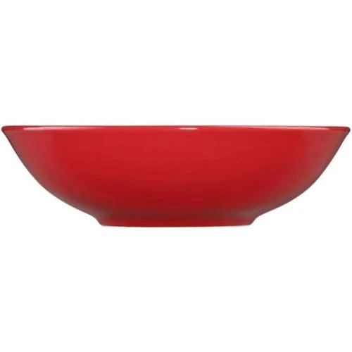 Détail de Paris Prix, Lot 6 Assiettes Creuses Rouge Colorama