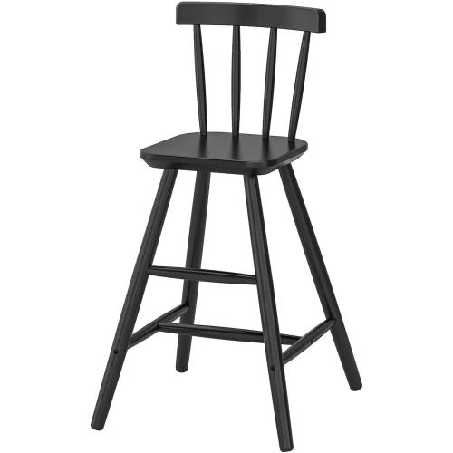 Fauteuil Junior Noir Ikea Agam, Confort, Design Moderne - Vue principale