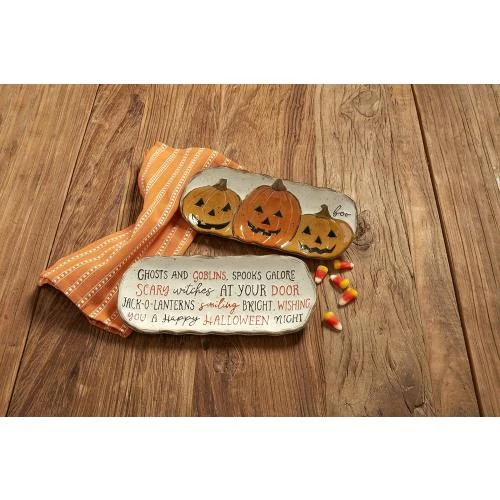 Détail de Assiette en grès Halloween Mud Pie, décoration festive