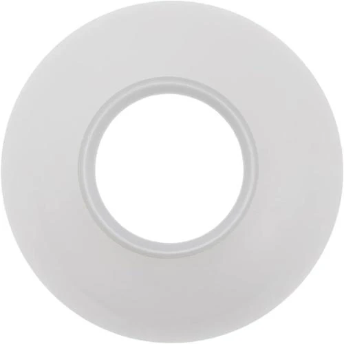 Détail de Abat-jour dôme opale, bande chromée, verre blanc Westinghouse