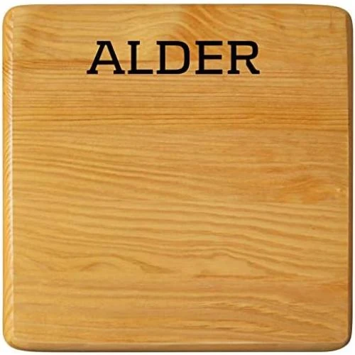 Zoom sur Table à manger en bois de pin massif, blanc miel, style campagne