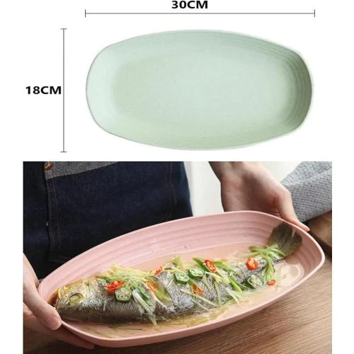 Détail de Assiettes en plastique Aaliyahh, ensemble 4, sans BPA