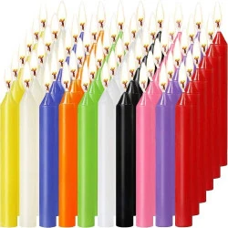 Bougies Coniques Tonsooze, Assorties, Dripless, Magie, Rituels