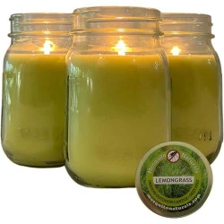 Bougies citronnelle Mosquito Naturals, 88 heures, soja naturel