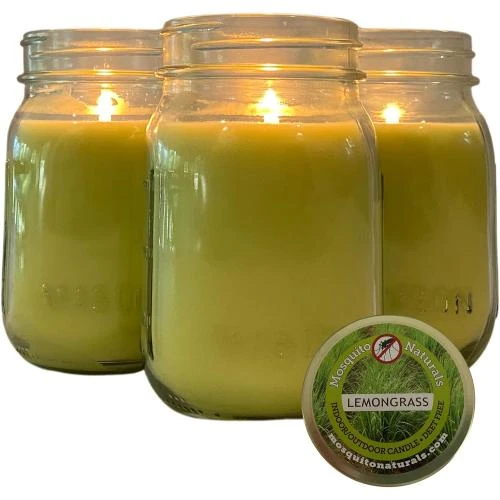 Bougies citronnelle Mosquito Naturals, 88 heures, soja naturel - Vue principale