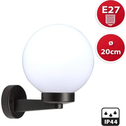 Détail de Applique Velamp Globo 39, Éclairage Moderne Blanc