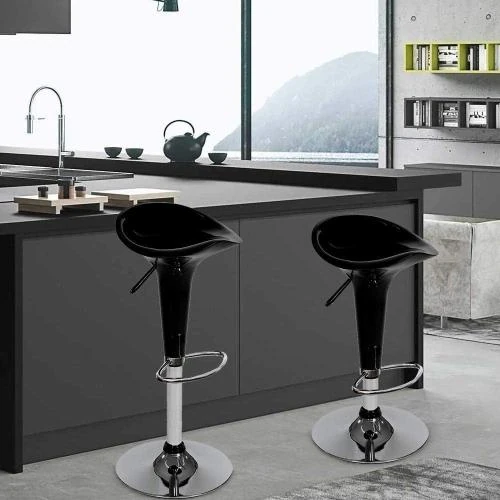 Zoom sur Bakaji Tabouret Acier, ABS, Design Moderne, Résistant