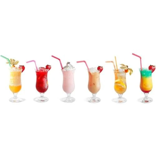 Zoom sur Topkapi Tiki Beach, Lot 6 Verres Cocktail Pina Colada