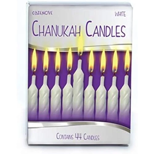 Cazenove 44 Bougies Traditionnelles Hanoucca, Blanc - Vue principale