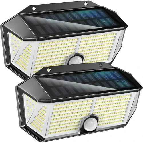 Lampes solaires FLOWood, pack 2, 310 LED lumineuses - Vue principale