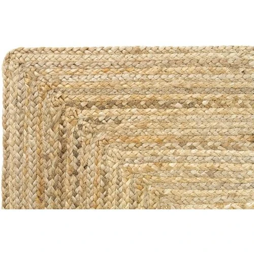 Zoom sur Tapis Jute Naturel Hamid, Alhambra, Tressé à la Main